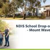 NDIS school drop off services Mount Mt Waverley